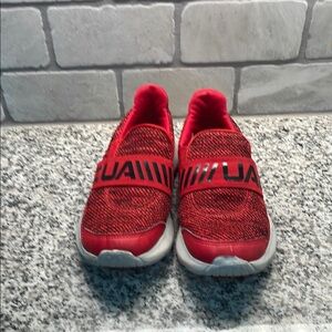Under Armour Red Sneakers Lightweight Slip-On Design